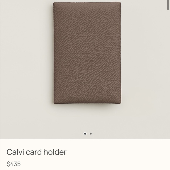 Hermes Accessories - Hermès Taupe card holder